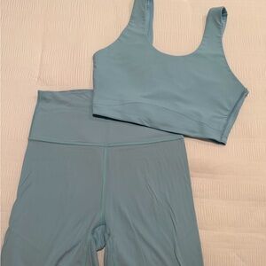 Women's Blue Workout Set